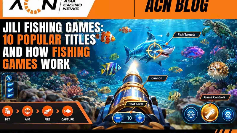 JILI Mega Fishing Arcade Underwater Boss Battle Screen